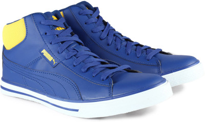 

Puma Salz Mid DP Sneakers For Men(Blue, Limoges-dandelion