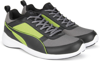 

Puma Zen Evo IDP Running Shoe For Men(Black, Green, Puma black-limepunch-quiet sha