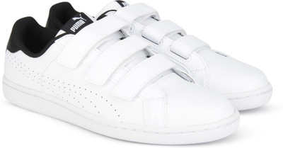 

Puma Puma Smash Velcro IDP Sneakers For Men(White, Puma white-puma black-puma bla