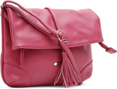 

Lavie Girls Casual Pink PU Sling Bag