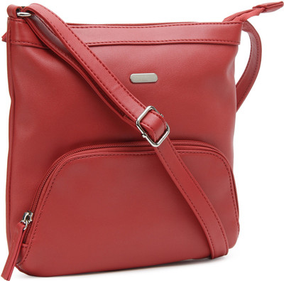 

Lavie Girls Casual Red PU Sling Bag