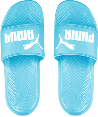 

Puma Popcat Slides, Blue atoll-white