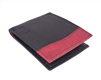 

SALAMANCA Men Red Genuine Leather Wallet(3 Card Slots)