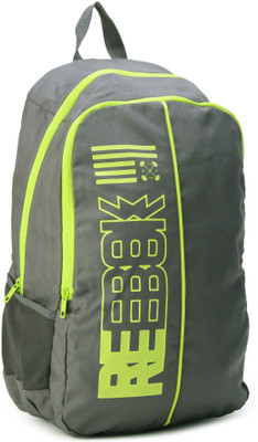 

REEBOK PADDED BR 28 L Backpack(Grey, Green), Dkblol