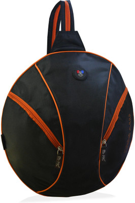 

My Pac Db My Pac Ultra Trendy Sporty backpack gym bag for men black and orange C11586-1 15 L Backpack(Black)