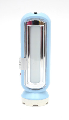 SPACELiTE SL-4110 2in1 Rechargeable Emergency Light cum everyday Purpose Torch Lamp Flashlight with 1W Laser LED Light and 10 SMD Torch ideal for Camping Hiking Outdoor and Everyday purpose 2 hrs Lantern Emergency Light(Sky Blue)