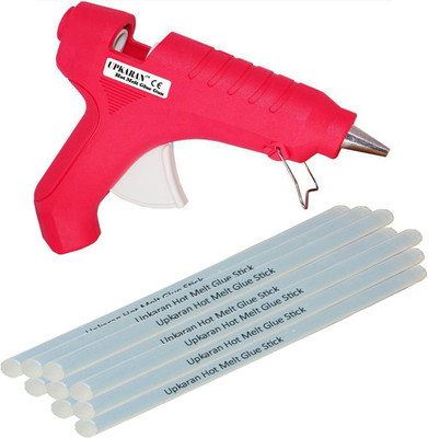 

Upkaran 110-240V 40W Heating Hot Glue Gun TRIGGER ART CRAFT REPAIR TOOLS With 9PCS STICKS Standard Temperature Corded Glue Gun(11 mm)