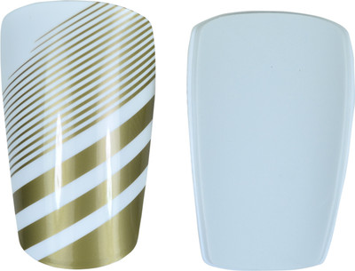

Kobo WHT/GL-2235 Football Shin Guard(White, Gold, Gold;white