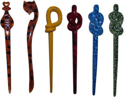

Mikku combo of Bun sticks Bun Stick(Multicolor)