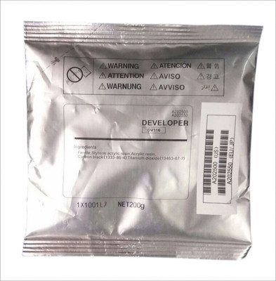 MOREL Developer for use in Konica Minolta Bizhub TN116 / TN118 / 164 / 165 / 184 / 185 / 195 / 215 Black Ink Toner
