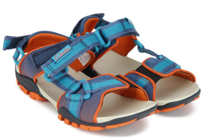 

Clarks Boys Velcro Strappy Sandals(Blue, Blue/multi syn