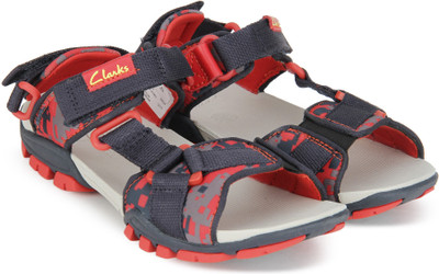 

Clarks Boys Velcro Sports Sandals(Red, Red combi