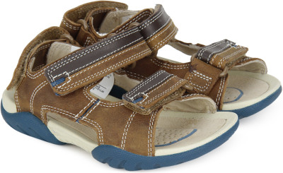 

Clarks Boys Velcro Strappy Sandals(Brown, Brown/comb