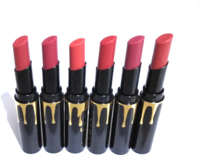 

ADS Matte Lipstick A06198 (pack of-6)(Multicolor, 3.2 g)