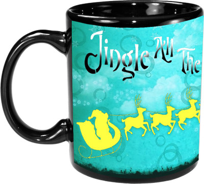 

Indeavour I1320 Ceramic Mug(180 ml), Black