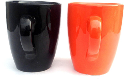 

Indeavour INDCR1893 Ceramic Mug(220 ml, Pack of 2), Multicolor