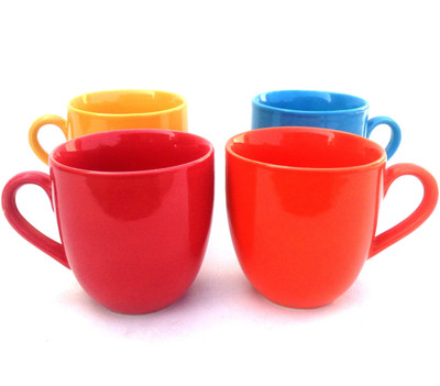 

Indeavour INDCR1998 Ceramic Mug(170 ml, Pack of 4), Multicolor