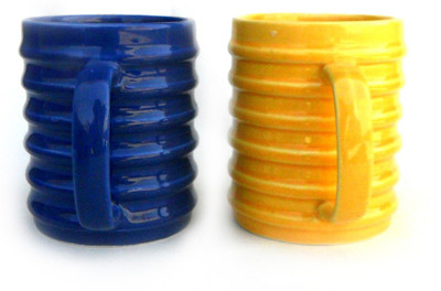 

Indeavour INDCR1926 Ceramic Mug(300 ml, Pack of 2), Multicolor