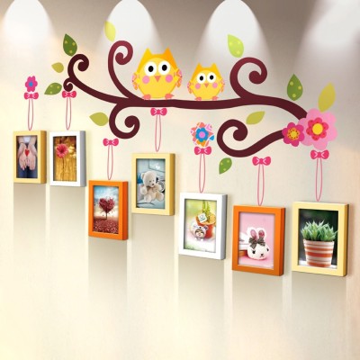 WollWoll Polymer Photo Frame(Multicolor, 7 Photos)