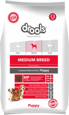 

Drools Medium Breed Premium Chicken 1.2 kg Dry Dog Food