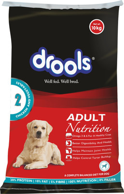 

Drools Chicken, Vegetable 10 kg Dry Dog Food