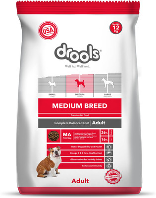 

Drools Medium Breed Premium Chicken 12 kg Dry Dog Food
