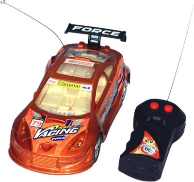 

Homeshopeez Remote Control King Racing Car With Light - Orng(Multicolor)