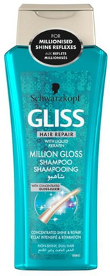

Schwarzkopf Gliss Hair Repair With Liquid Keratin Million Gloss Shampoo(400 ml)