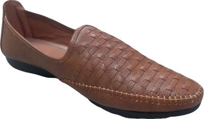 

GB Men's Premium Brown Fan Loafers For Men(Brown