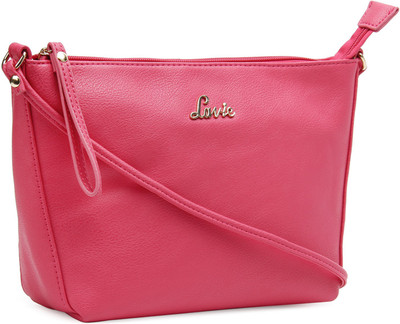

Lavie Girls Casual Pink PU Sling Bag