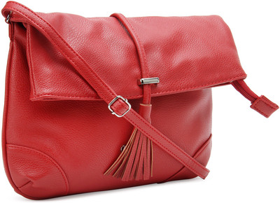 

Lavie Girls Casual Red PU Sling Bag