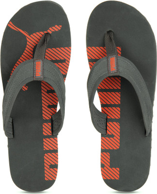 

Puma Rapid IDP Slippers, Asphalt-cherry tomato