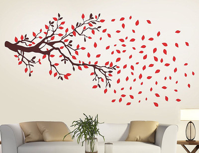 

Happy walls  PVC vinyl Sticker(Pack of 1, Red