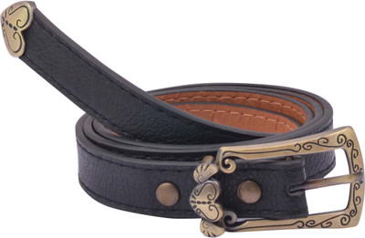

Antiformal Women Casual, Party, Formal, Evening Black Artificial Leather Belt, Black;blue;green;red