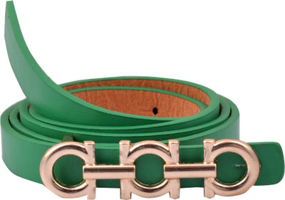 

Antiformal Women Casual, Party, Formal, Evening Green Artificial Leather Belt