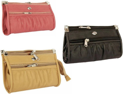 

gcompany Casual Pink, Beige, Black Clutch, Beige;black;pink