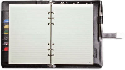 

Pennline A5 Journal(Organizer with 4000 mAh Powerbank and 16 GB Flash Drive - Black, Black)