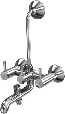 

Sheetal 1009 Flt Wall Mixer 3 In 1 With Provision For Overhead Shower Cartridge Faucet(Wall Mount Installation Type)