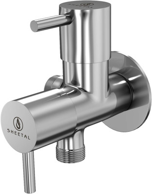 

Sheetal 1013 Flt Angular Stop Cock 2 In 1 With Wall Flange Cartridge Faucet(Wall Mount Installation Type)