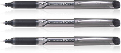

Pilot Hi-tecpoint V5 Grip Roller Ball Pen(Pack of 3)