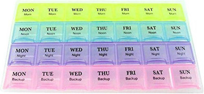 

moradiya fresh 7 day 7 day Pill Box(Multicolor)