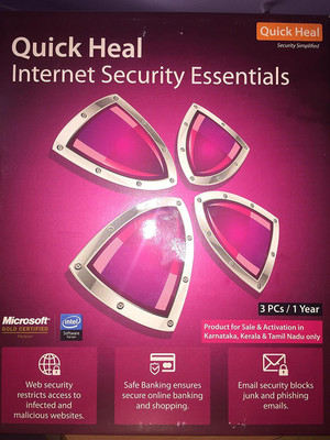

Quick Heal Internet Security 3 User 1 Year(CD/DVD)