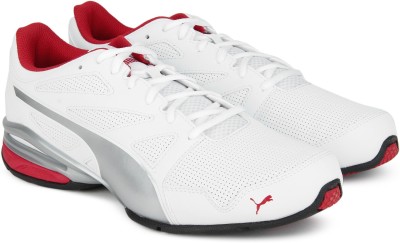 

Puma Tazon Modern SL FM Running Shoes For Men(White, Puma white-high risk red