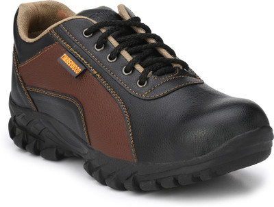 

Fashion Tree Steel Toe Safety Shoe (Timberwood TWNEW) Boots For Men(Black, Brown