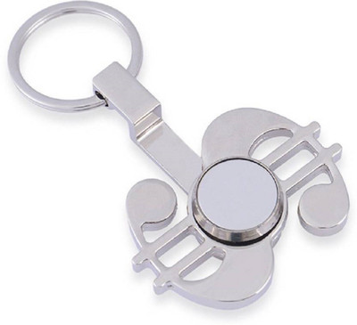 

Sanyal New Dollor Style Hand Spinner Cum Keychain, Spinning Toy Fidget Spinner(Silver)