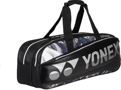 

Yonex SUNR V02WLDTG BT6 Kitbag(Blue, Kit Bag), Black