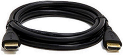 

TECHON TV-out Cable 1.4 Version High-Speed Gold Plated Connectors, Supports Ethernet 3D, 1080P 4K (5Feet/ 1.5 Meters) HDMI Cable (Multicolor)(Black, For Computer)