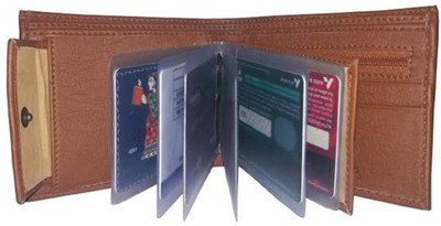 

Oaks Wood Boys Tan Artificial Leather Wallet(10 Card Slots)