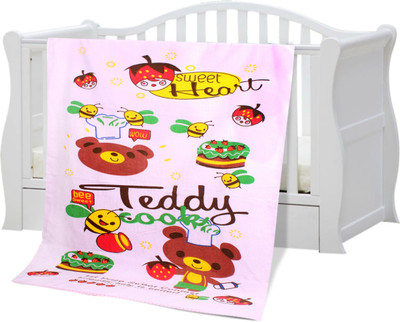 

Baby Grow Cotton 60 GSM Bath Towel(Pink), Light pink