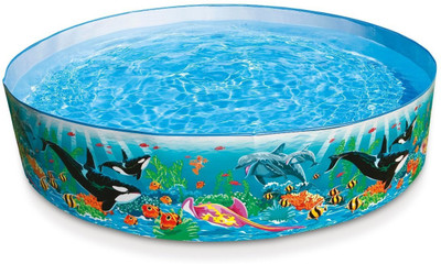 

KT BROTHERS 4 Feet Kids Water Pool Bath Tub Swimming Pool Bath Toy Bath Toy(Multicolor)